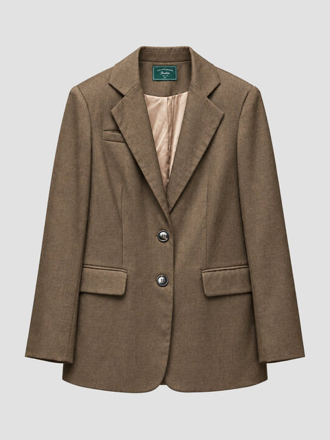 Blazer Margaux de espiga marrón — foto de producto