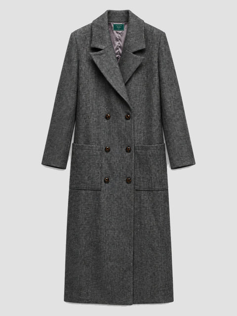 Abrigo Gabrielle de espiga gris — foto de producto