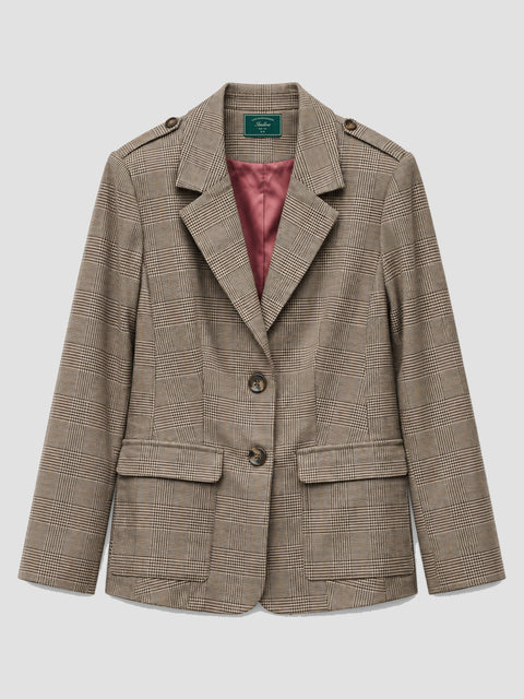 Blazer Mathilde de cuadros — foto de producto