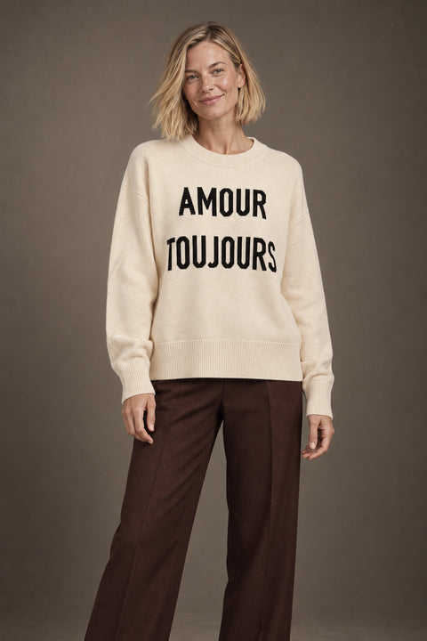 Jersey AMOUR TOUJOURS beige — lookbook