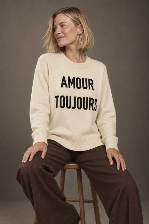 Jersey AMOUR TOUJOURS beige — lookbook