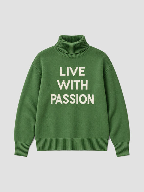Jersey LIVE WITH PASSION verde — producto