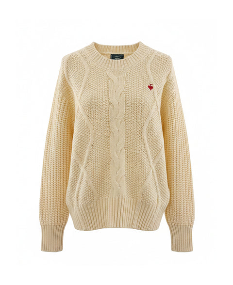 Jersey punto trenza