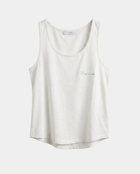 Camiseta Tirantes C’est la vie