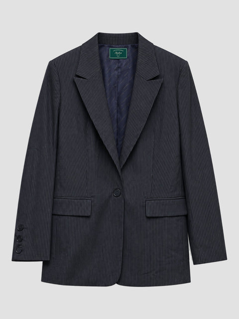 Blazer Anaïs azul de raya diplomática — foto de producto