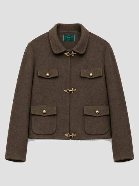 Chaqueta corta Camille marrón — foto de producto