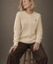 Jersey de trenzas crudo — lookbook