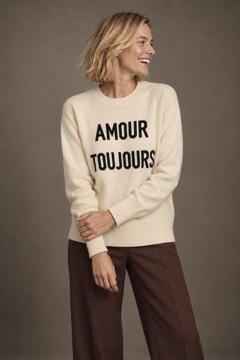 Jersey AMOUR TOUJOURS beige — lookbook