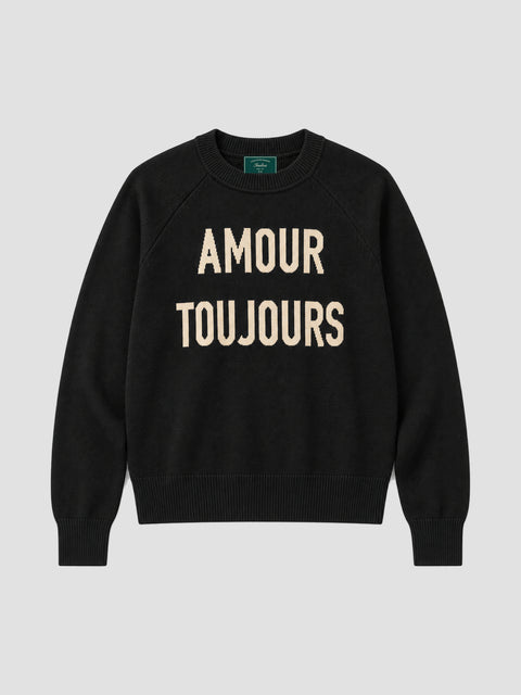 Jersey AMOUR TOUJOURS negro — producto