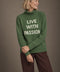 Jersey LIVE WITH PASSION verde — lookbook