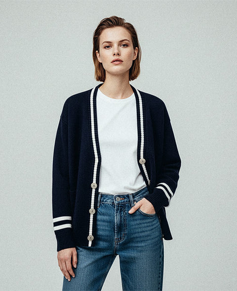 Cardigan azul “NEW YORK”