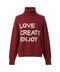 Jersey punto "Love, Create, Enjoy"